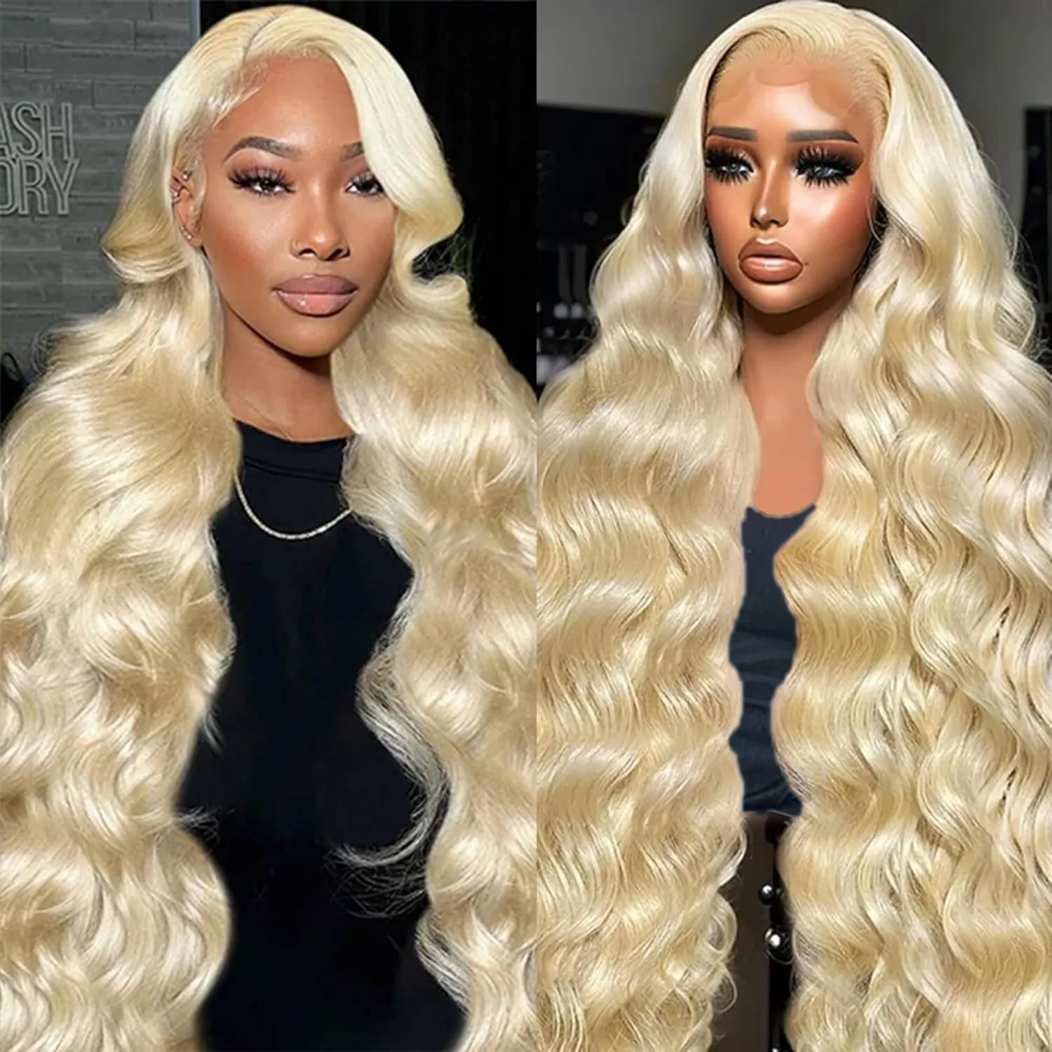 

30 32 Inch 613 Hd Lace Frontal Wig 13x6 Honey Blonde 613 Body Wave Human Hair Wig Brazilian 200% 13x4 Lace Front Wigs For Women