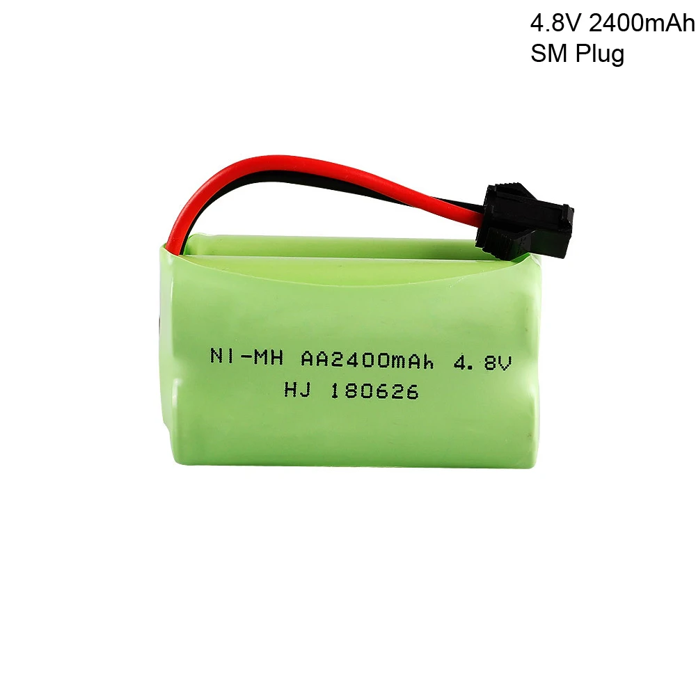 1PCS 4.8V 2400mAh battery for Remote Control toy electric lighting lighting security facilities 4*AA NI-MH battery RC TOYS Part