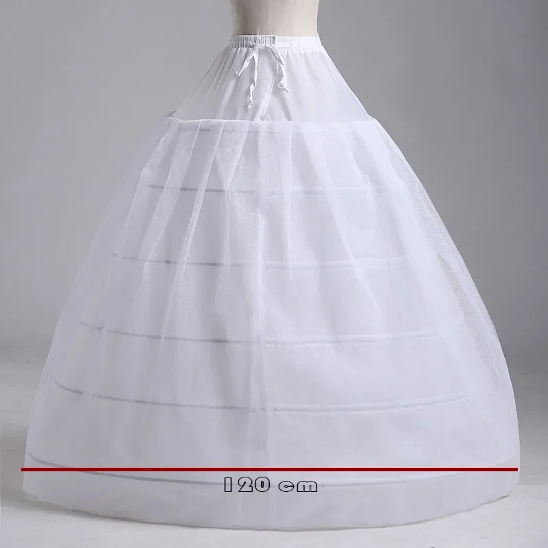 6 Hoops Ball Gown Petticoat for Wedding Dress Crinoline Woman Underskirt Hoop Skirt