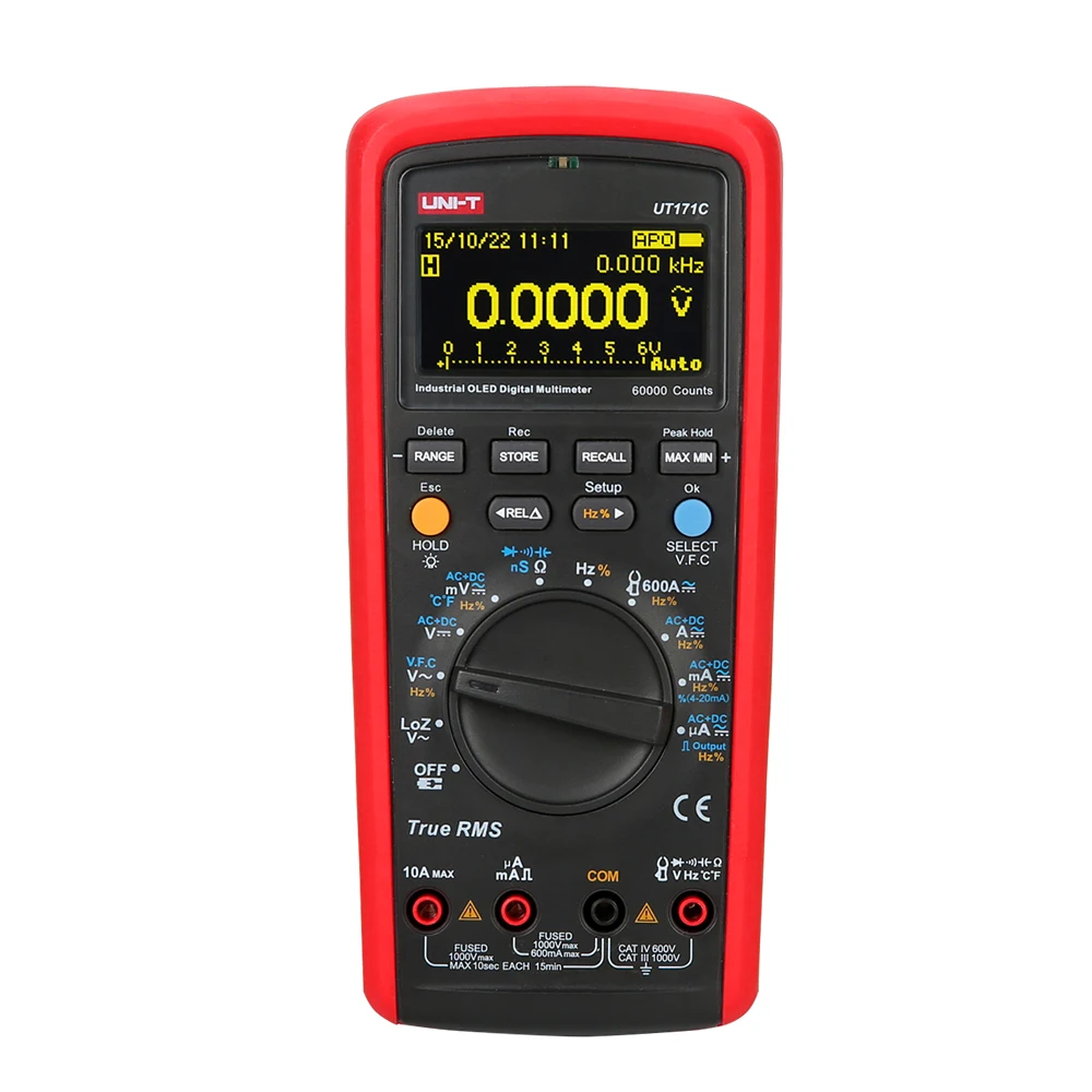 

UNI-T UT171C ac dc 10A 750V True RMS Digital Multimeters frequency multimeter