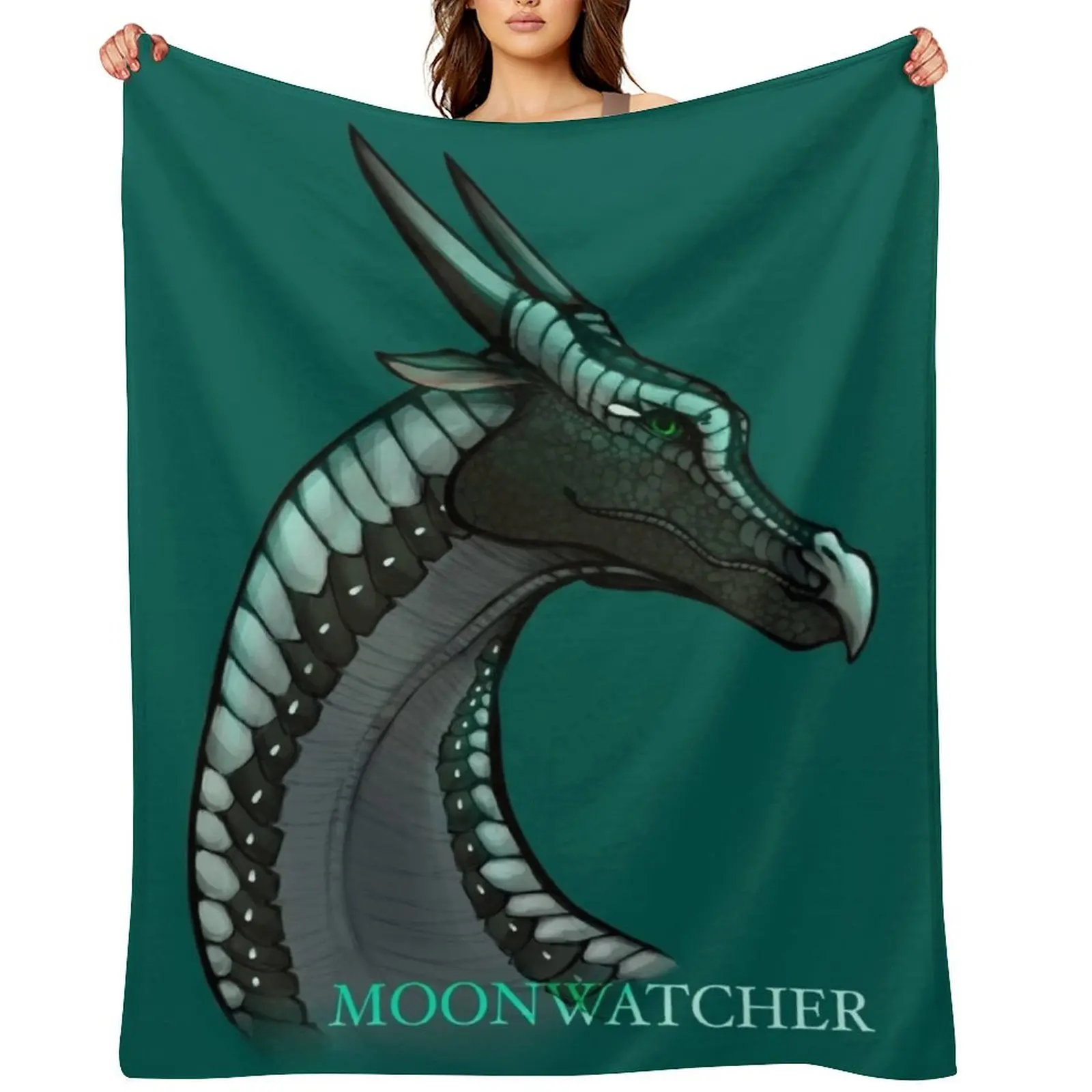 Wings of Fire - Moonwatcher Throw Blanket Soft Plaid Soft Plush Plaid Nap Thin sofa bed Blankets