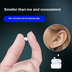 New Invisible Earphones Mini Headphone Bluetooth TWS Wireless Gaming Semi-In-Ear Earbuds Noise Cancel Sports Headset Ultra Small