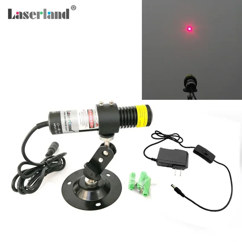 648nm 650nm 200mW Red Laser DOT Module Diode LD + mount+ adapter 22X120mm