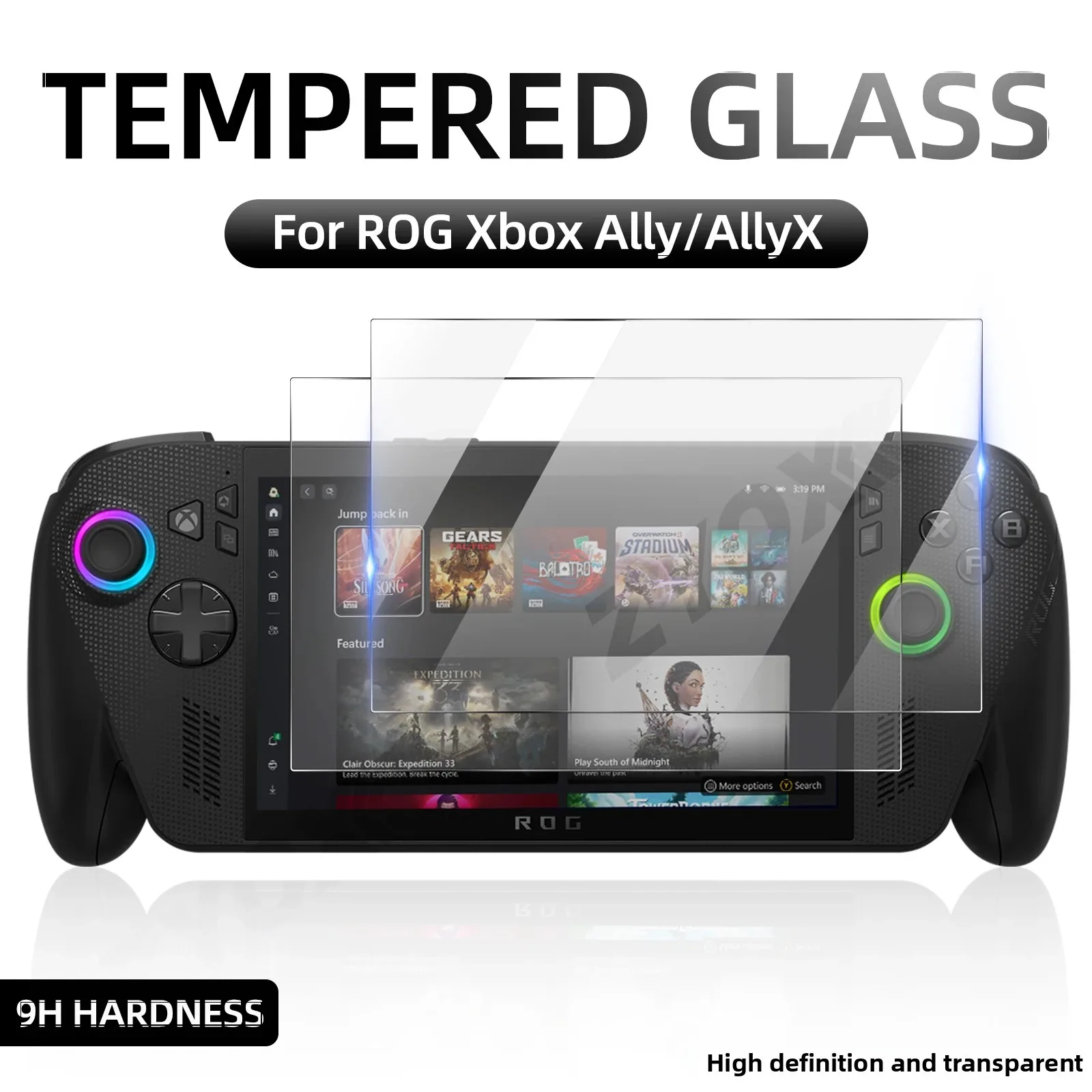 

Tempered Glass for ROG Xbox Ally X Anti-scratch Screen Protector Film for ROG Xbox Ally HD Protector Film Protective Accessories