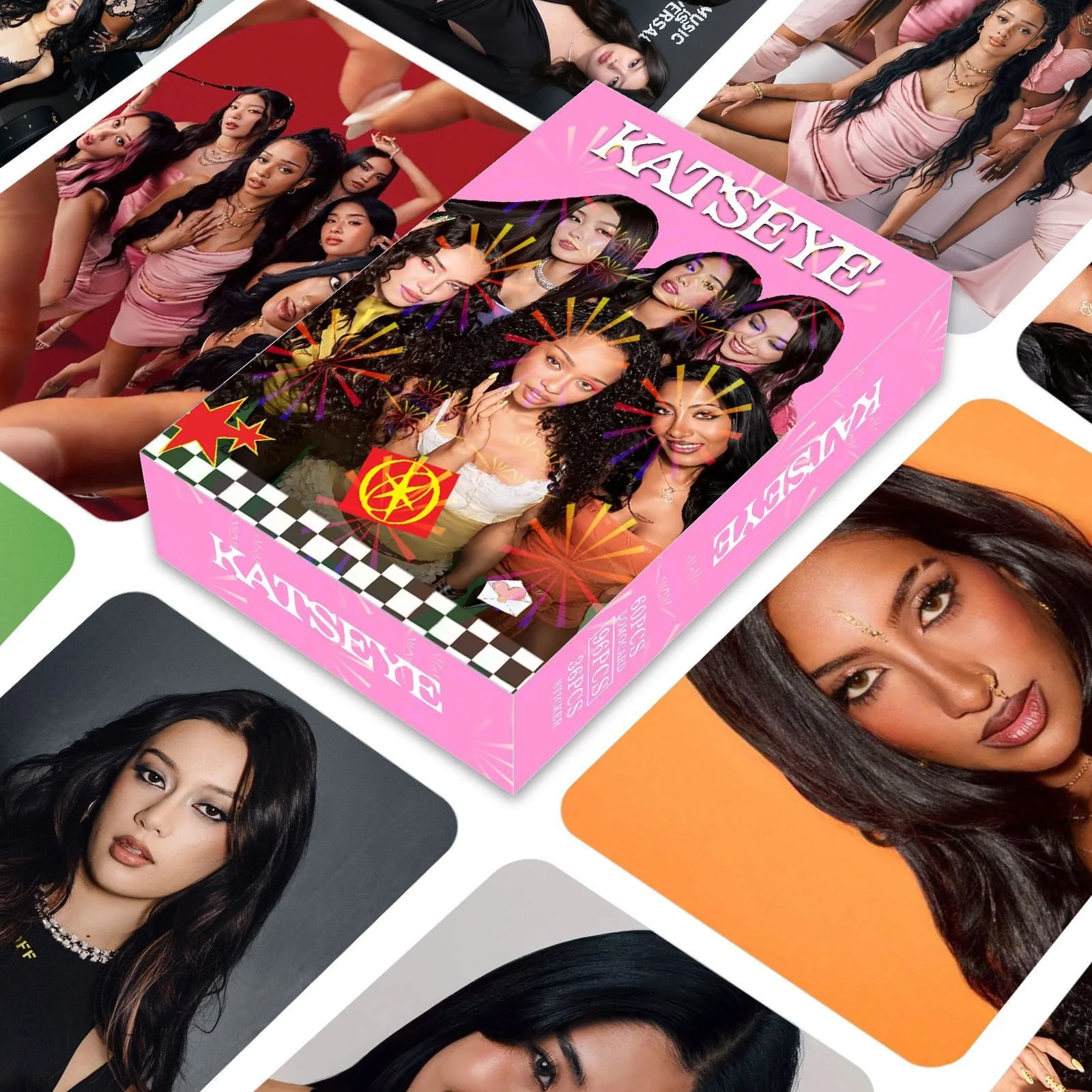 Набор из 96 фотокарточек и наклеек Kpop KATSEYE в корейском стиле, двусторонняя печать, LOMO-карточки, коллекция для фанатов Манон, Софии, Даниэль Набор из 96 фотокарточек и наклеек Kpop KATSEYE в корейском стиле, двусторонняя печать, LOMO-карточки, коллекция для фанатов Манон, Софии, Даниэль