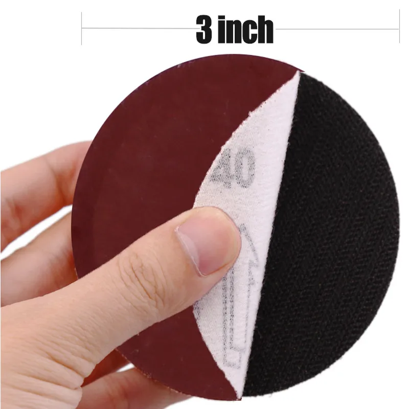 2/3/4/5/6 Inch Round Sandpaper Disk Abrasive Polish Pad Plate Sanding Sheet Polishing Kit Grit Paper Discs Grit 60-5000