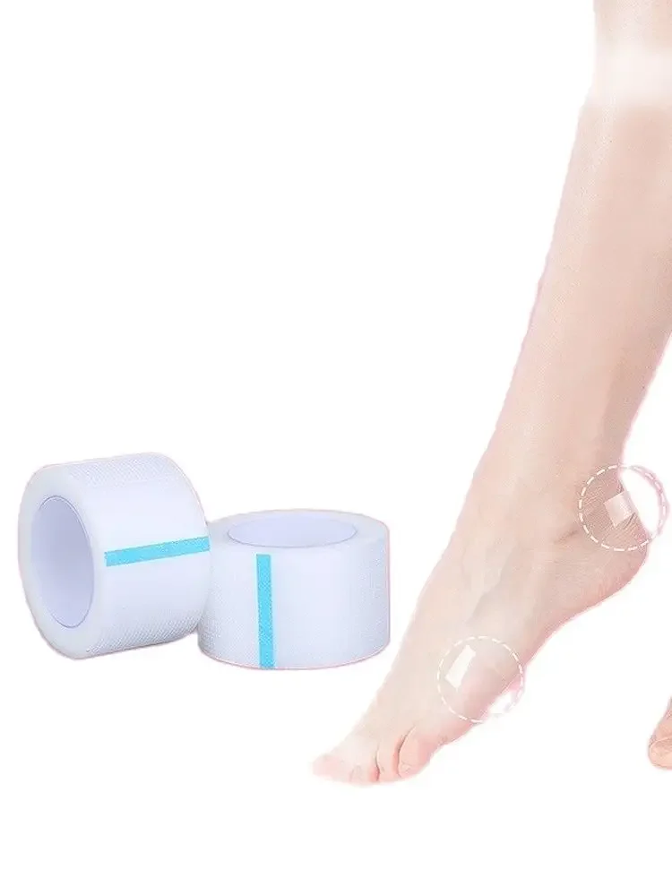 1 Roll Anti-Wear PE Heel Sticker Tape Heel Patch Protector Waterproof First Aid Blister Foot Pad Heel Inserts Grips 5M X 2.5CM