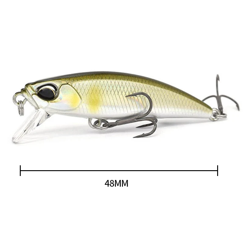 Sinking Minnow lure 48mm 6.5g Hard Bait Wobblers Minnow Carp Fishing Lure Isca pesca Artificial Minnow Lure for Trout Bass