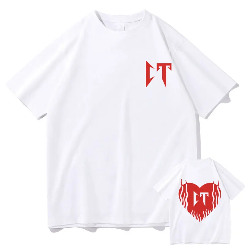 Singer Natanael Cano Corazon Tumbado CT Love Graphic T-shirt Men Women Casual Vintage Tshirt Unisex Hip Hop Oversized T Shirts