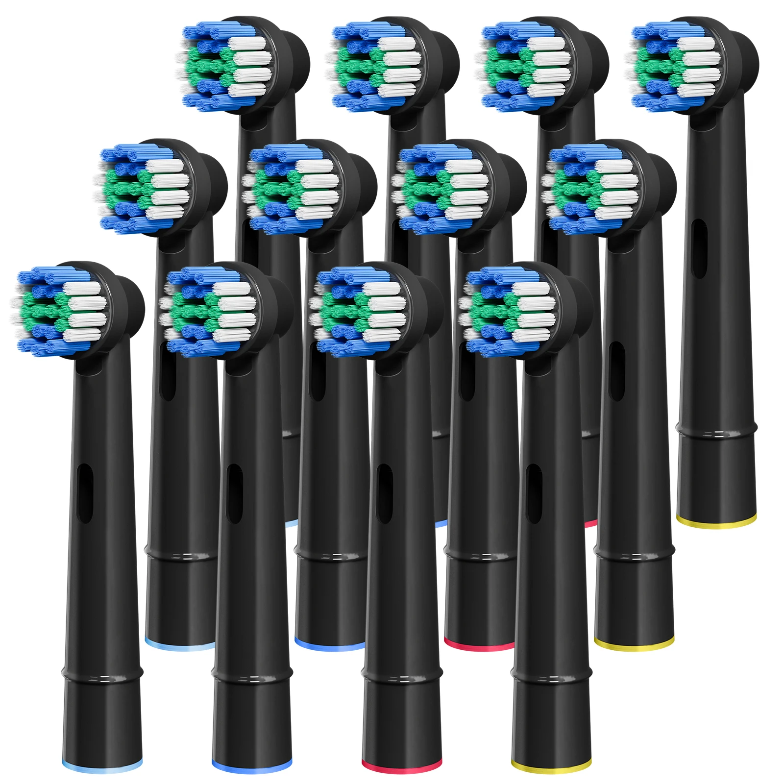 Pacote com 4/8/12/16/20 cabeças de escova de dentes de reposição compatíveis com Oral B iO, cabeças de escova para Oral-B iO séries 2/3/4/5/6/7/8/9/10/7G