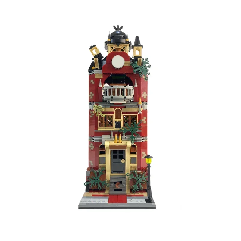 1512PCS FAI DA TE Modulare Hauntedsa High School Building Blocks Giocattolo Educativo MOC Costruzione Creativa Regalo Per I Bambini Di Natale