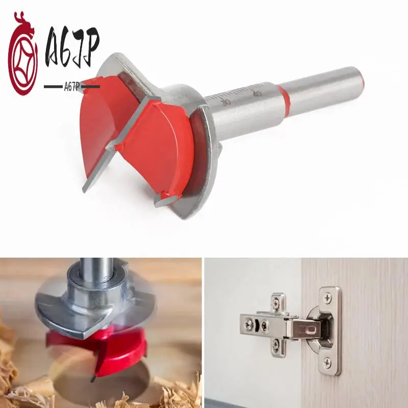 

A67P-1Set Hinge Drill Combination Set Hinge Woodworking Opening Locator Woodworking Hole Locator