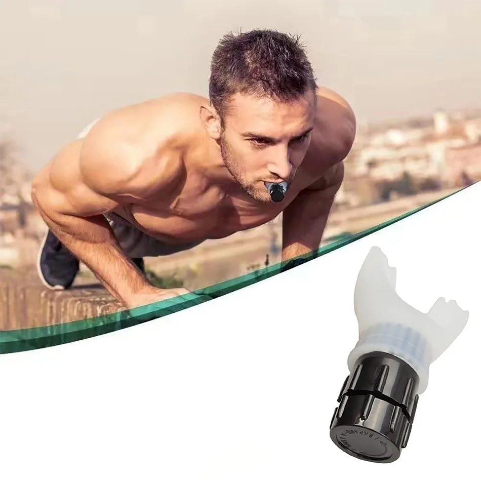 Various colors Breathing Trainer Lung Respirator Silicone High Altitude Training Outdoor Expiratory Exercise Tool