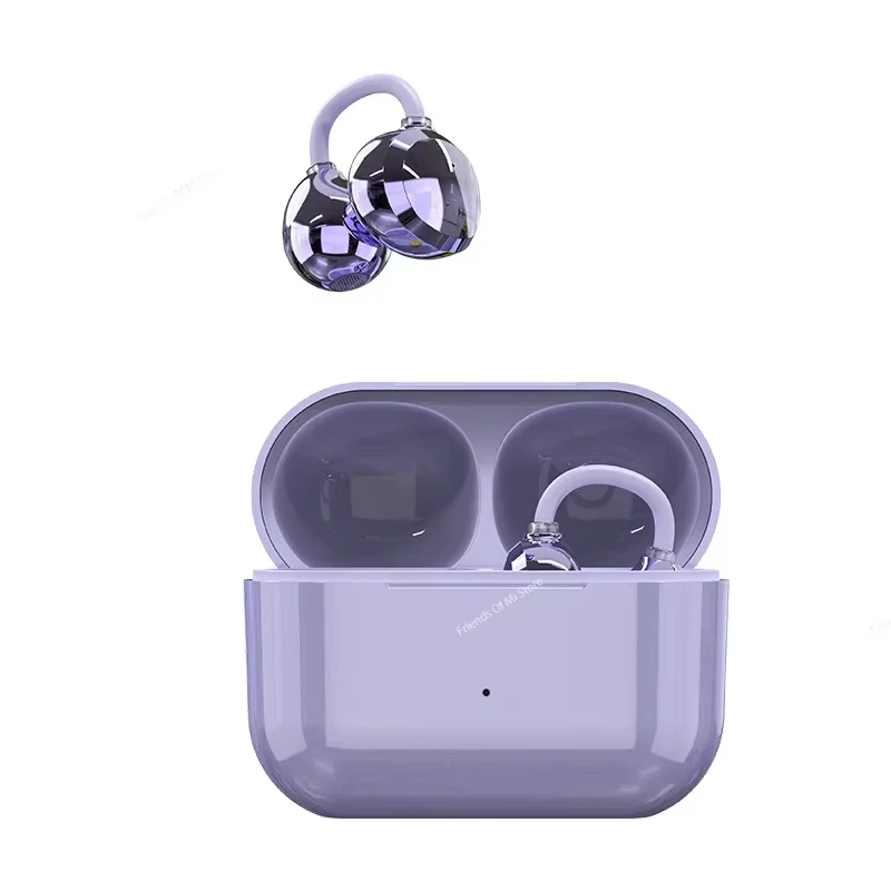 Auriculares abiertos con Clip para la oreja, Bluetooth, con sonido direccional, llamadas HD, batería de larga duración, auriculares inalámbricos verdaderos, vídeo