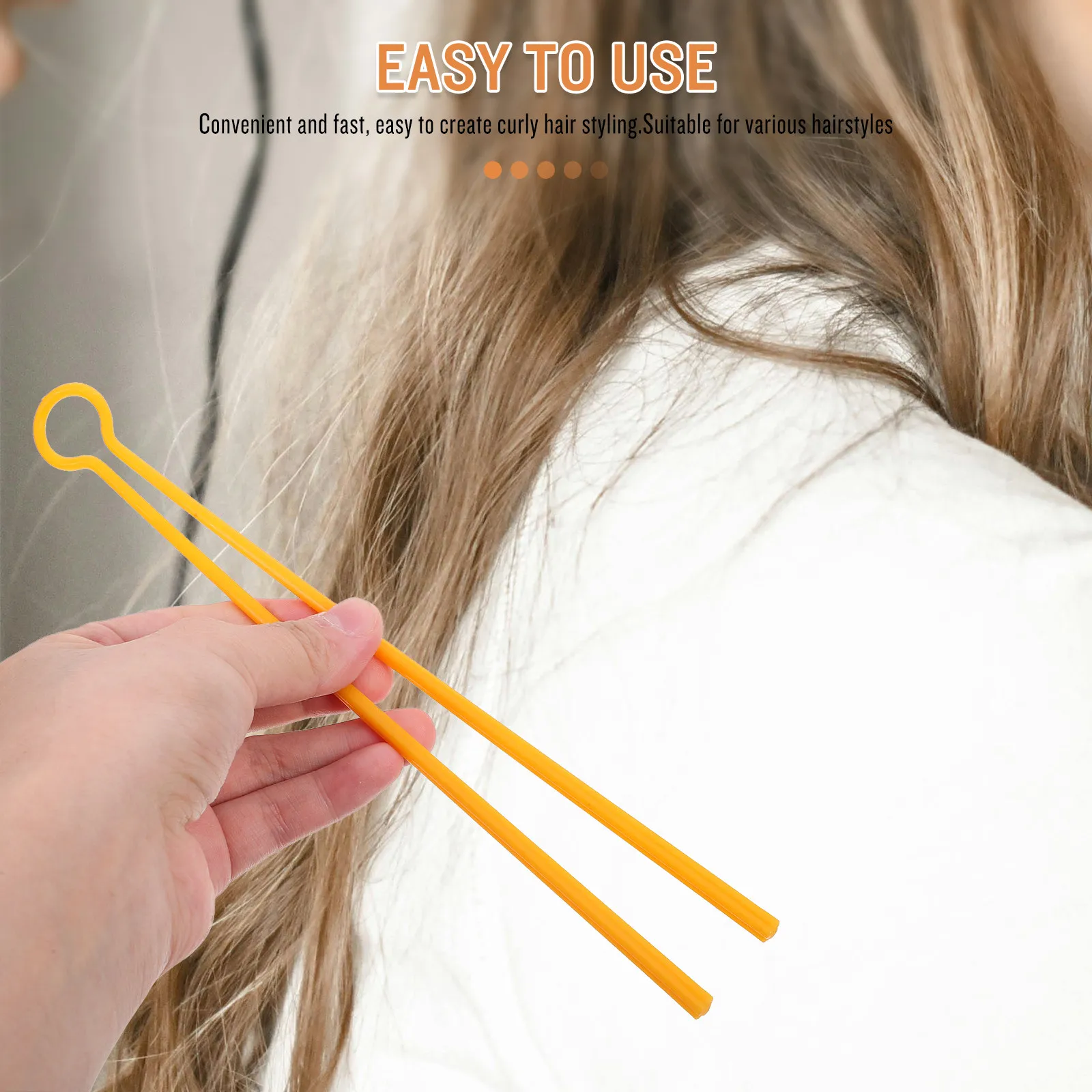 

35Pcs Hair Perm Rods Curling Rollers Portable Lightweight Hair Curlers Styling Tools for Women Perm Rods for Curling