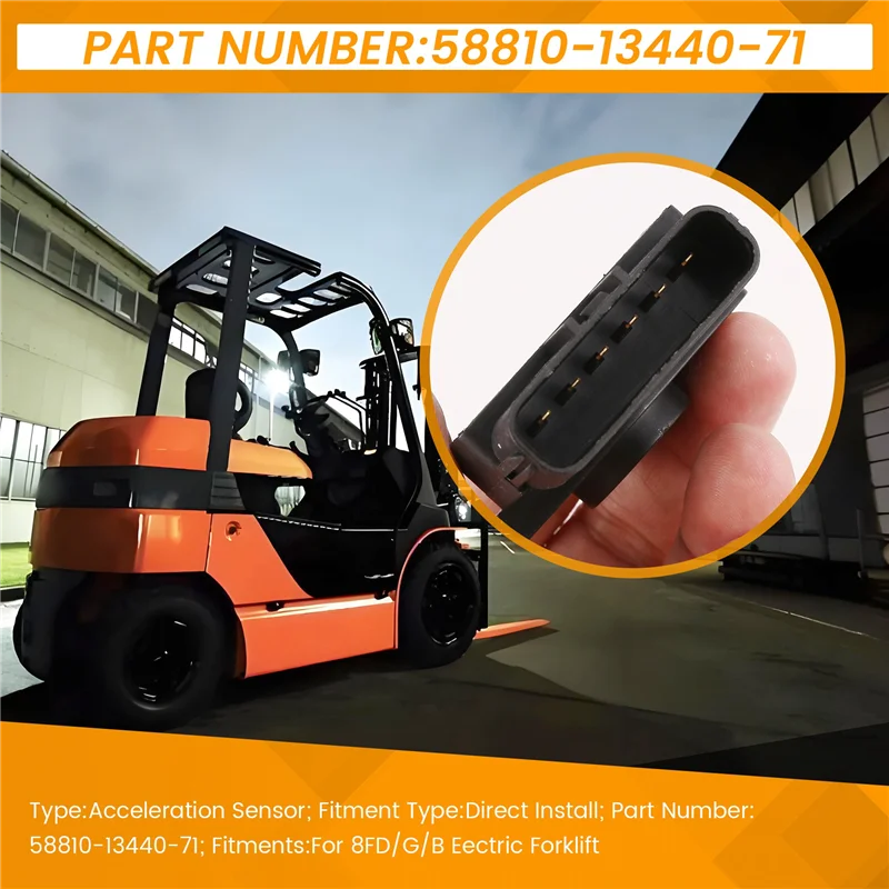 

Для Toyota 8FD/G/B Электрический вилочный погрузчик, датчик акселерометра 58810-13440-71