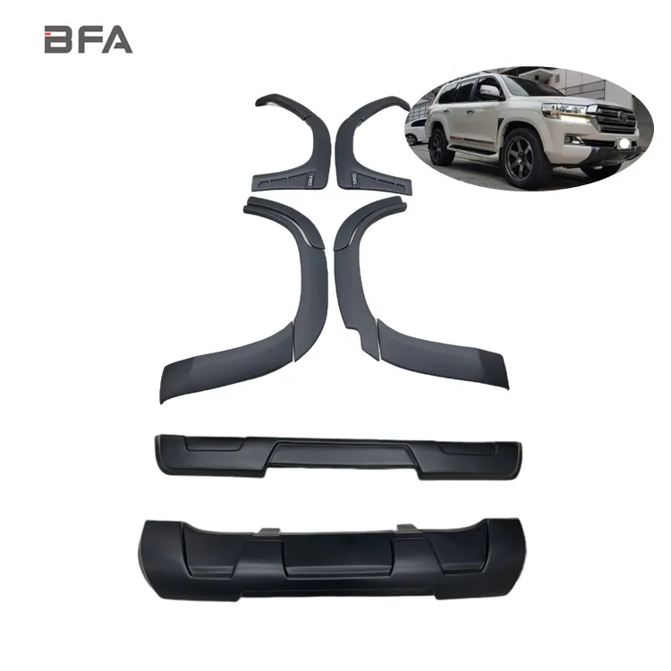 

Для Toyota Land Cruiser LC200 обновленные спойлеры переднего и заднего бампера TD с широким корпусом
