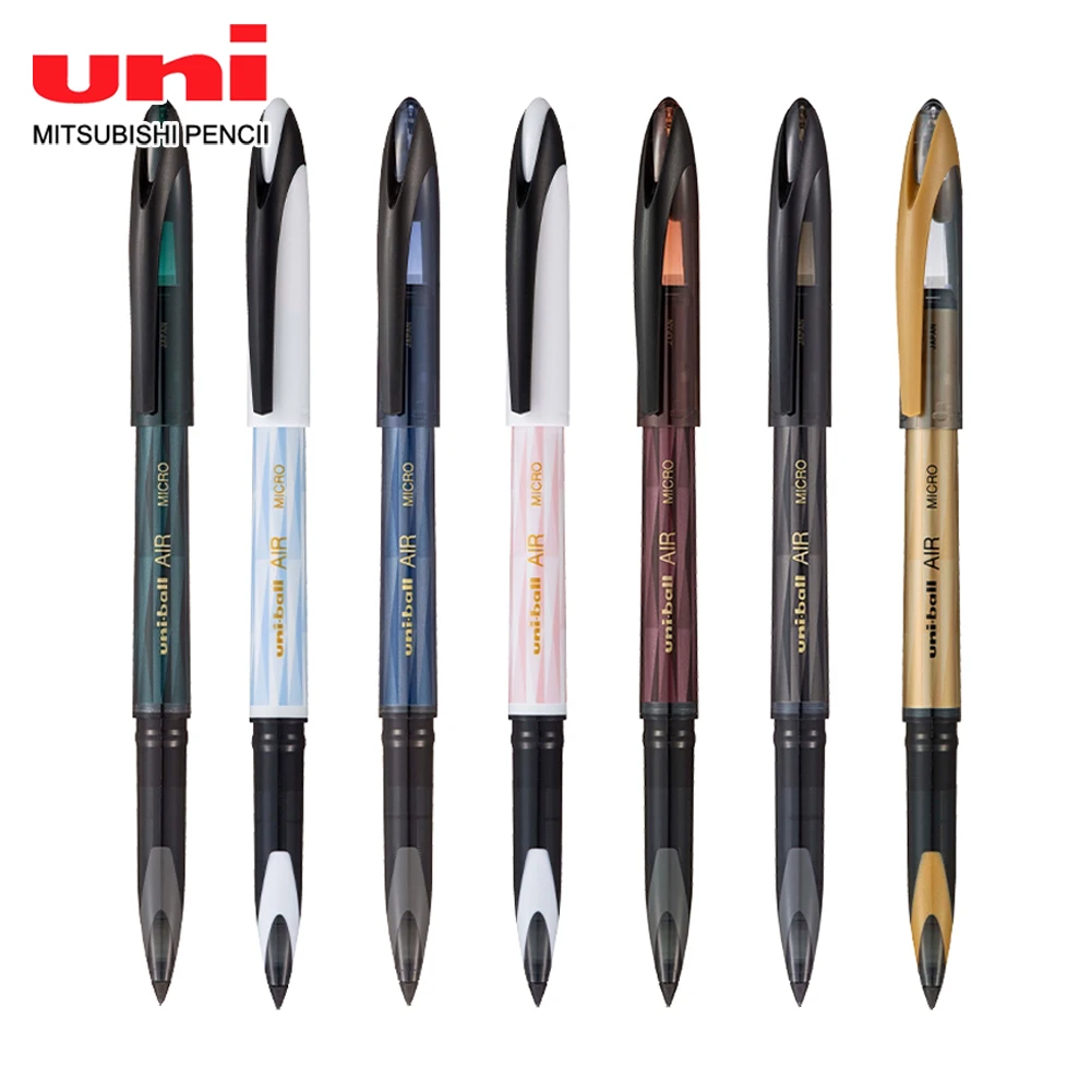 

3pcs Japan UNI Gel Pens AIR Black Technology UBA-188 0.7/0.5mm Quick Drying for Writing Business Office Uniball Stationery