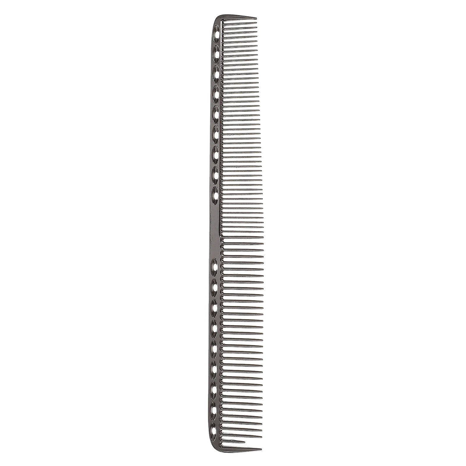 Anti-Static Steel Stainless Steel Hair Comb For Women Salon Hairdressing Styling Metal Comb Black Size L S909