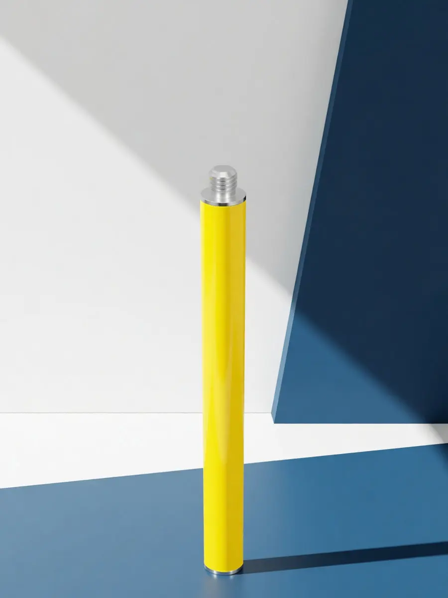 25Cm Aluminum Alloy Extension Rod for Surveying Equipment Universal Threaded Pole Replacement High Precision Stable Survey