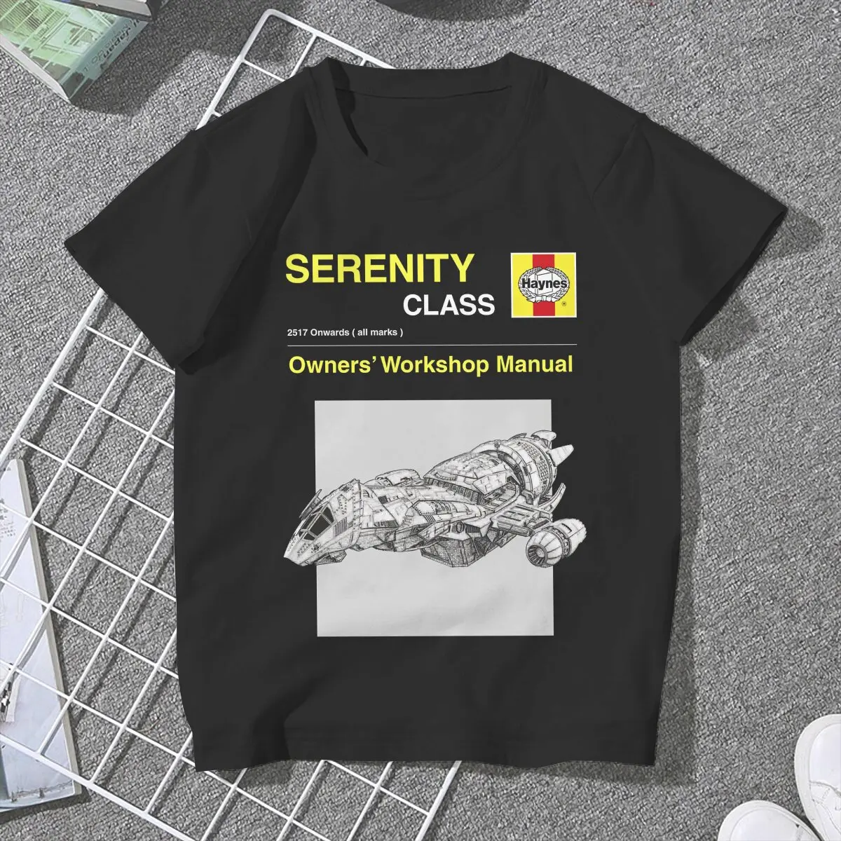 Owners' Manual Classic Women Shirts Firefly Serenity Malcolm TV T-shirt Goth Vintage Female Top