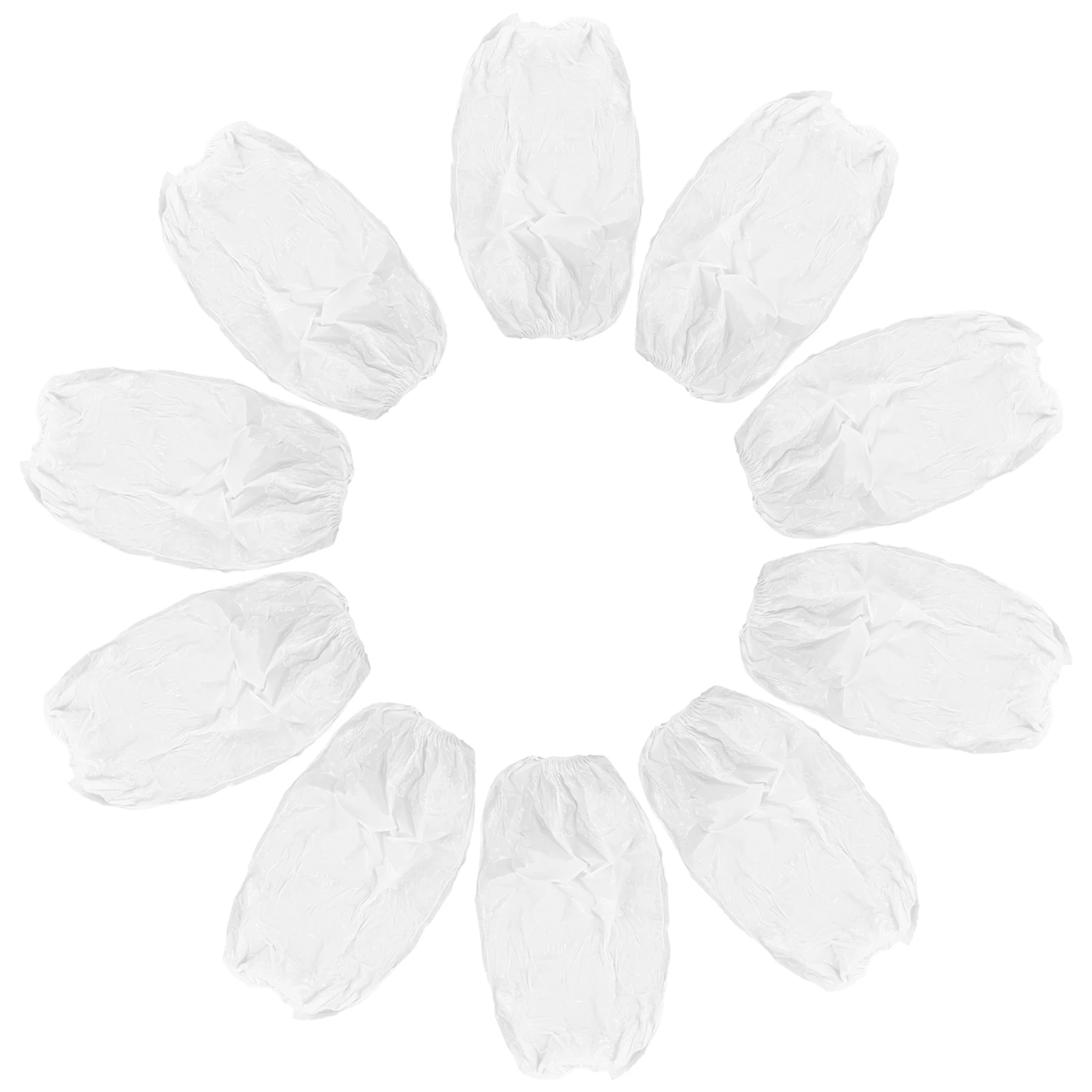 

100 Pcs Waterproof and Oil-proof Sleeves Disposable to Cover Arms Oilproof Covers Gloves Protective Pe Protectors for