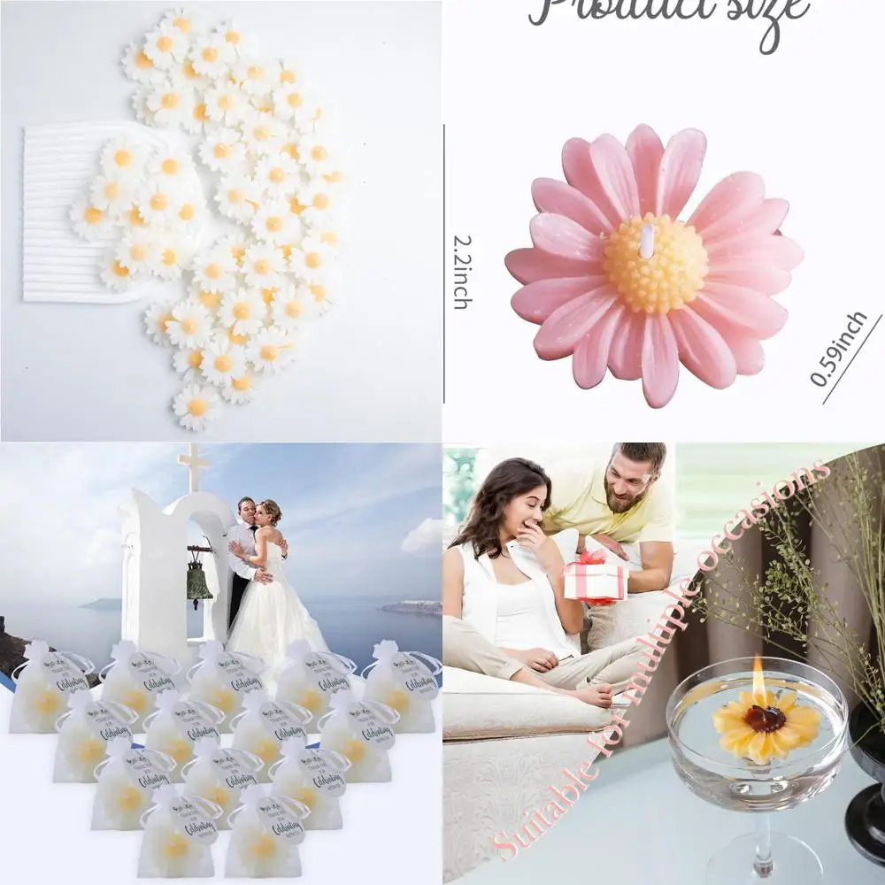 

24pcsBaby Shower Candle Favors for Guest DIY Floating Candles Party Favors Bulk Scented Tealight Candles Gender Reveal Gifts Ret