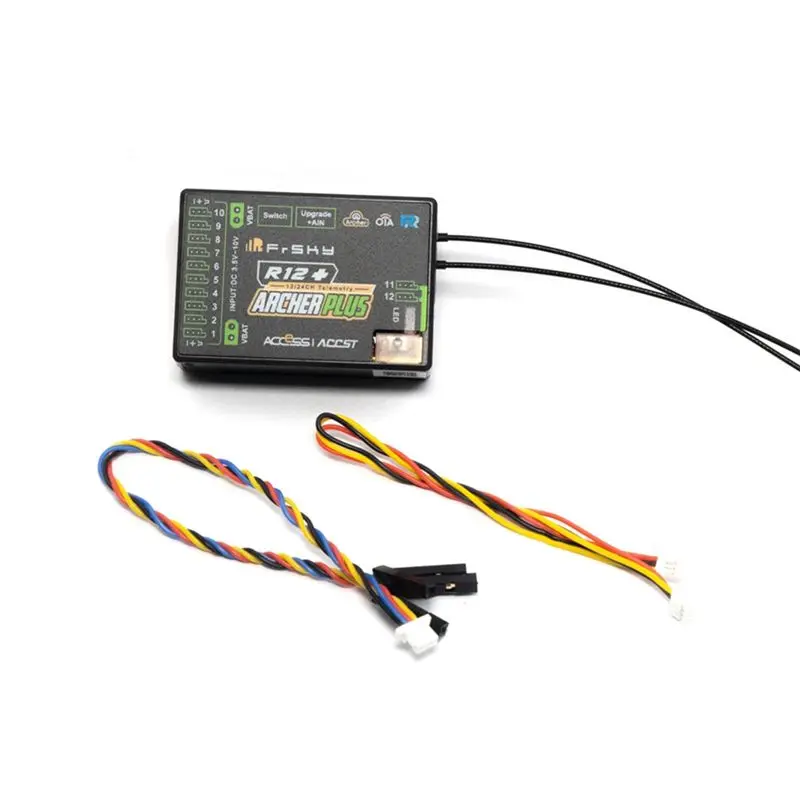 DT23 for FrSky Archer Plus R12+ 12-Ch Receiver 2.4GHz ACCESS/ACCST D16 for Drone Model Aircraft Fixed Wing