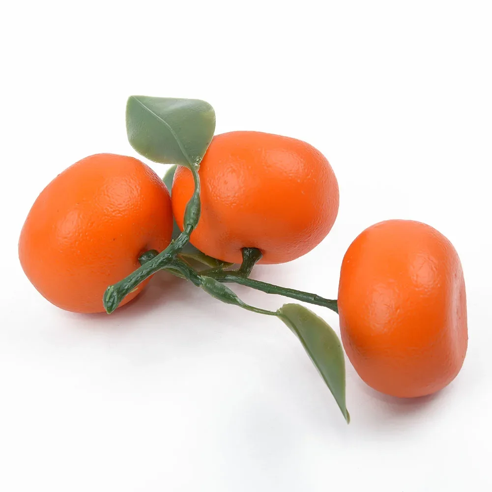

Artificial Tangerine Tangerine Lifelike Artificial Foam Oranges for Home Kitchen Decoration Realistic Fruits Props