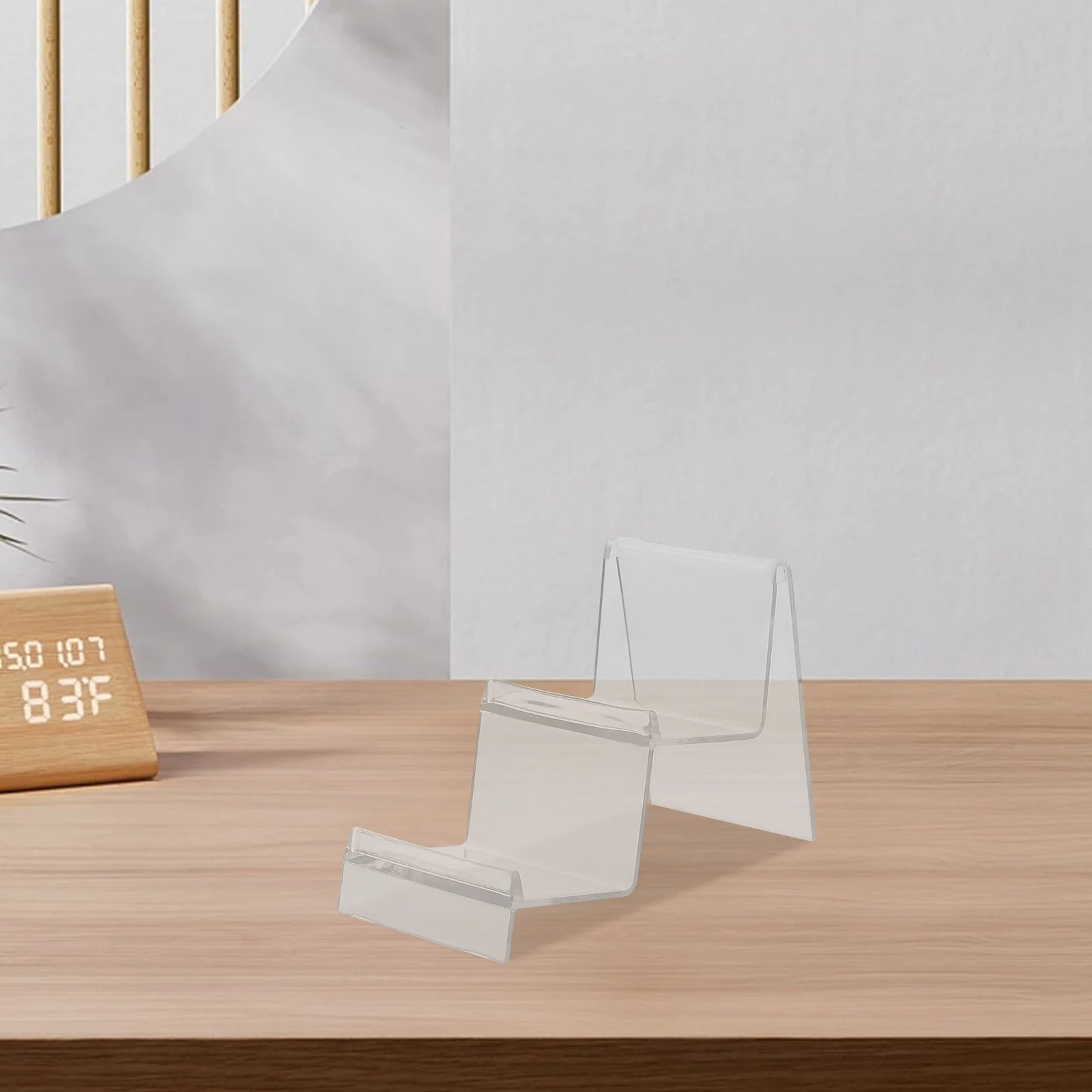 

Clear Wallet Display Stand Multi-Layer Acrylic Purse Organizer Handbag Holder Jewelry Riser Perfume Display Rack