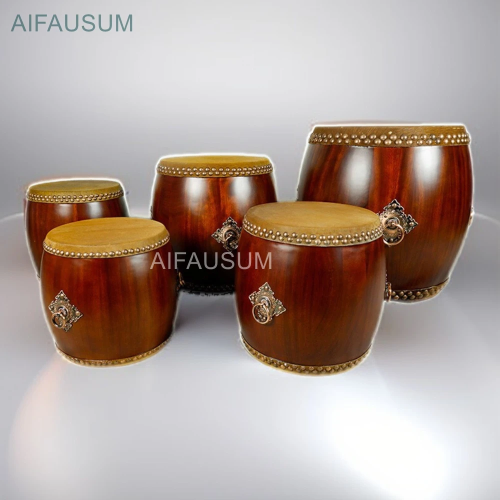 36cm to 100cm Taiko Whole cowhide Cowskin Coloratura drum Temple Ritual Drum Zen Hand drum with drumsticks