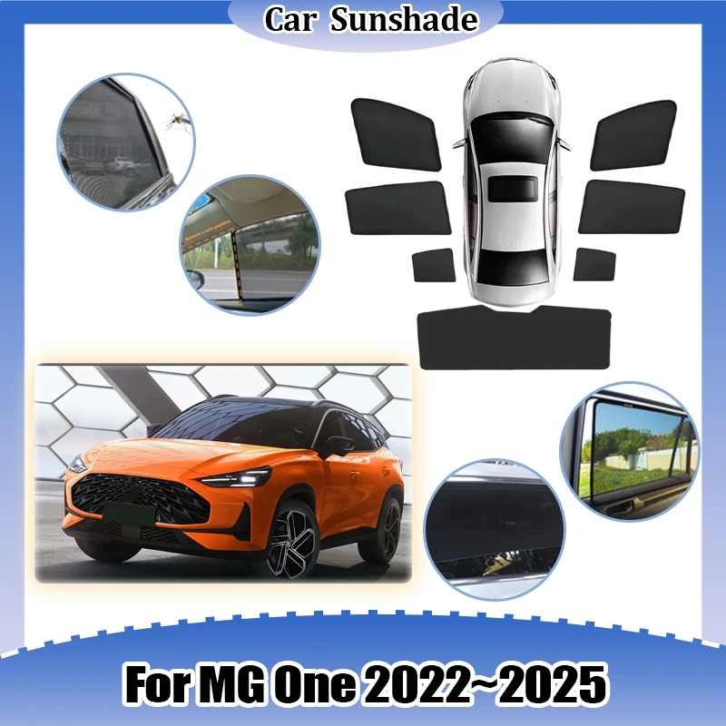 

Солнцезащитная сетка для автомобиля MG One 2022-2025: защита от УФ-лучей, теплоизоляция, шторка для конфиденциальности, аксессуары