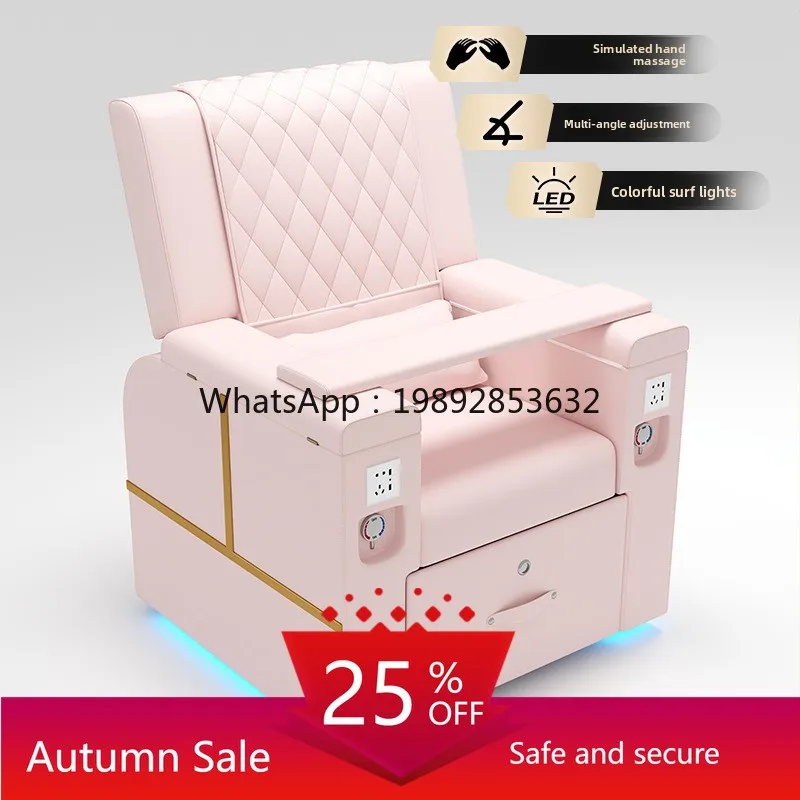 

LYY Beauty Salon Nail Salon Eyelash Nail Sofa Foot Bath Chair Electric Massage Foot Therapy Sofa Chair
