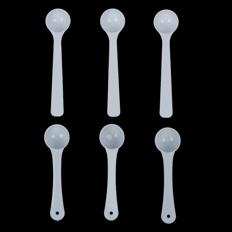 20PCS 1g Plastic 1 Gram Scoops/Spoons For Food/Milk/Medcine Measuring Spoons