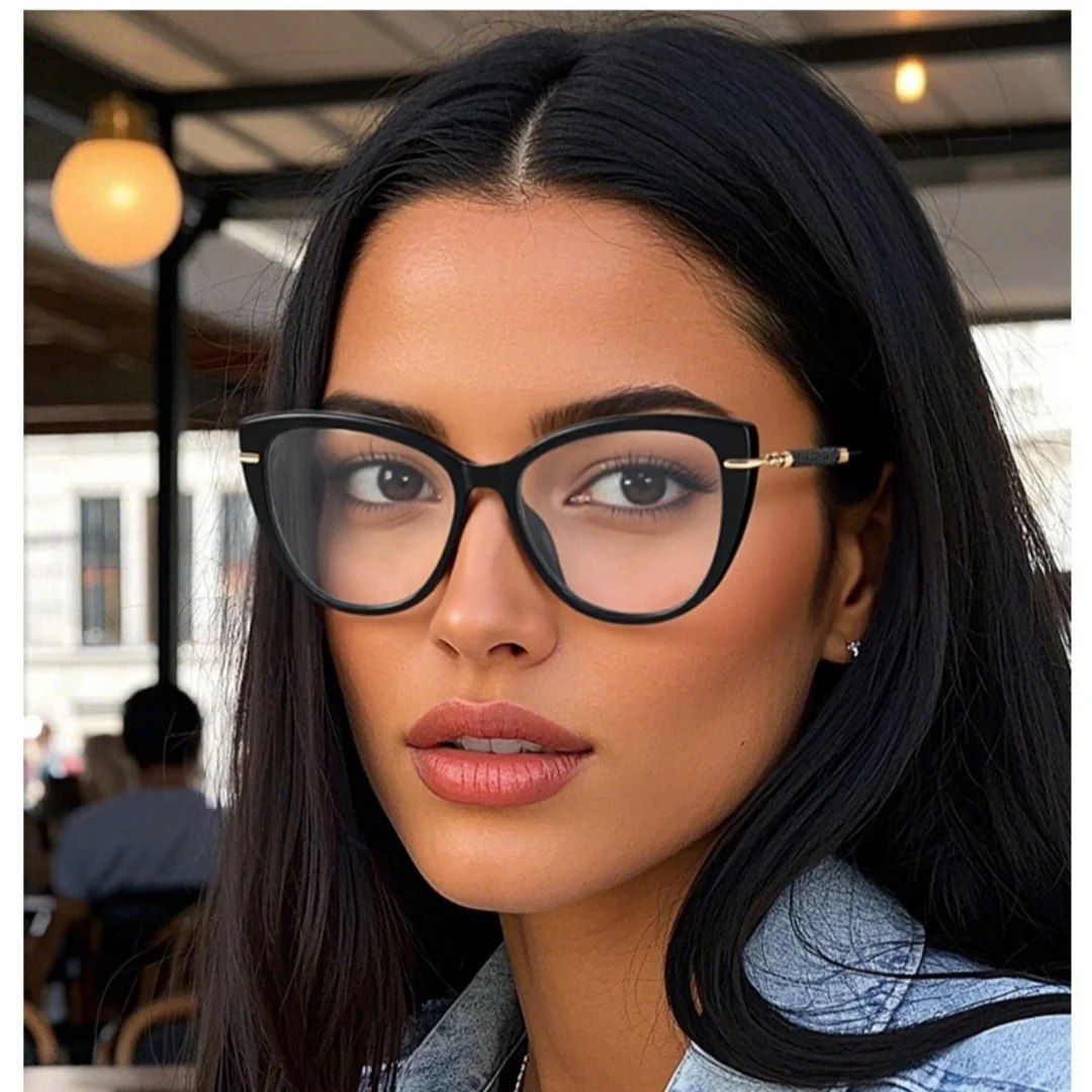

Lightweight TR90 Prescription Reading Glasses Women Anti Blue Light Glasses Frame for Woman Square Optical Eyeglass