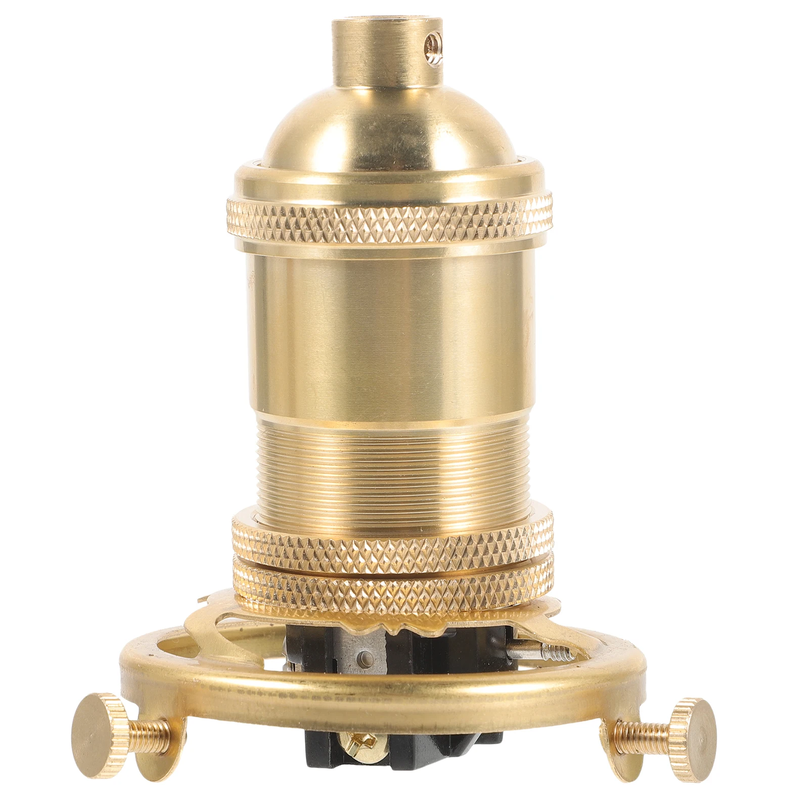 

Retro Lamp Vintage Light Bulb E27/E26 Adapter Diy Lamp Base 62Mm Support Bracket Sturdy Metal Holder For Pendant Hanging Lights