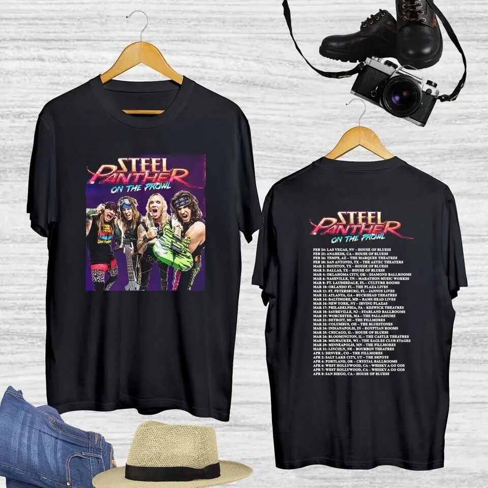 Steel Panther World Tour On The Prowl T-Shirt