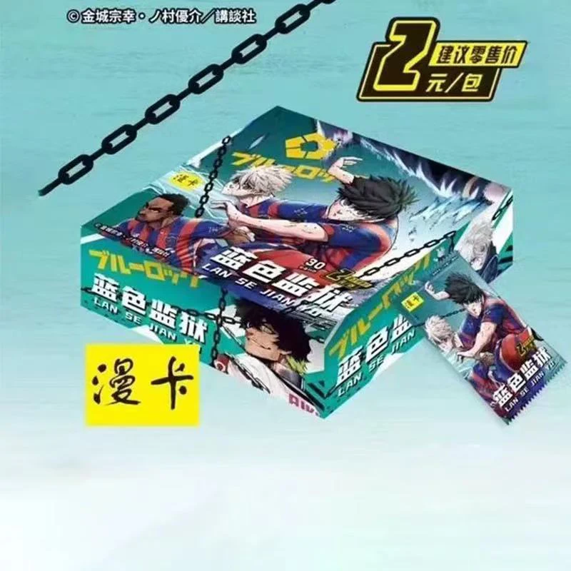 BLUE LOCK Display Box 30 Booster Pack 90 pezzi Anime Manga TCG Collezione di carte Gioco da tavolo per bambini giocattolo