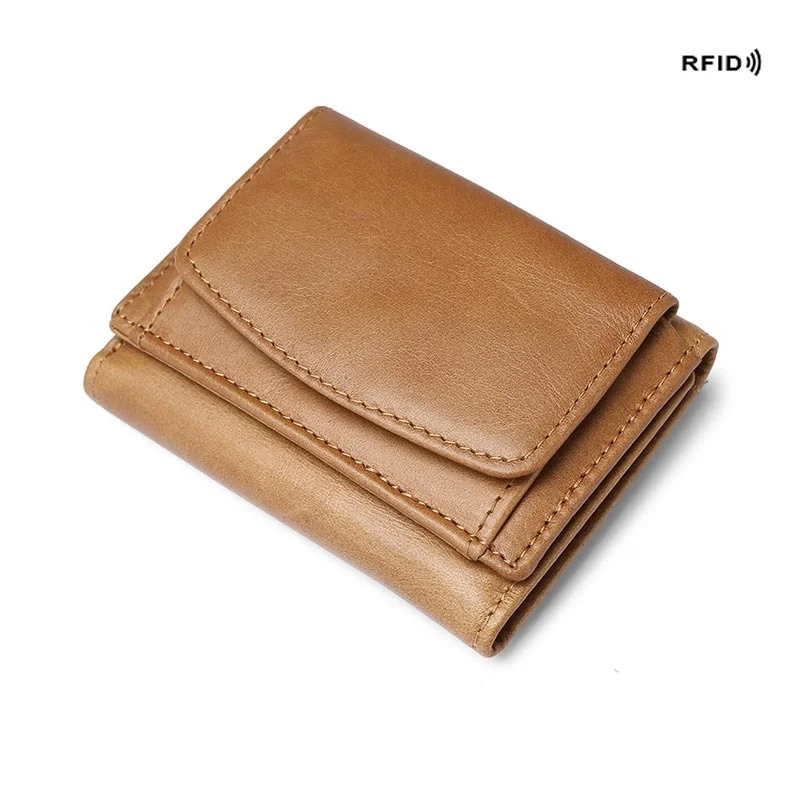 محفظة نسائية من Airtag مزودة بشمع واحد من الجلد الطبيعي Monedero Mujer موديل 2023 محفظة نسائية مع جيب للعملات المعدنية حامل بطاقات هوائي يعمل بنظام تحديد الهوية بموجات الراديو #4