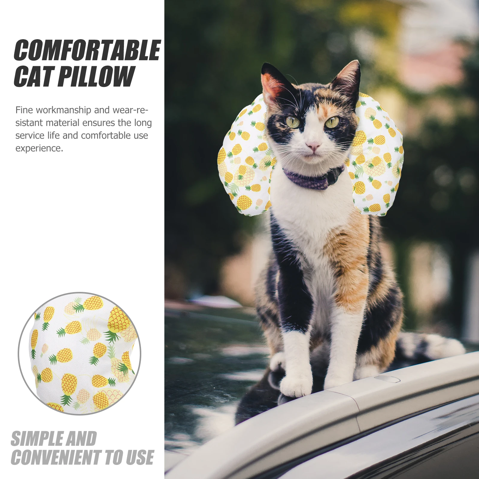 

Pillow Cat Pillows for Sleeping Cats Portable U Shaped Indoor U-shaped Dogs Kitten