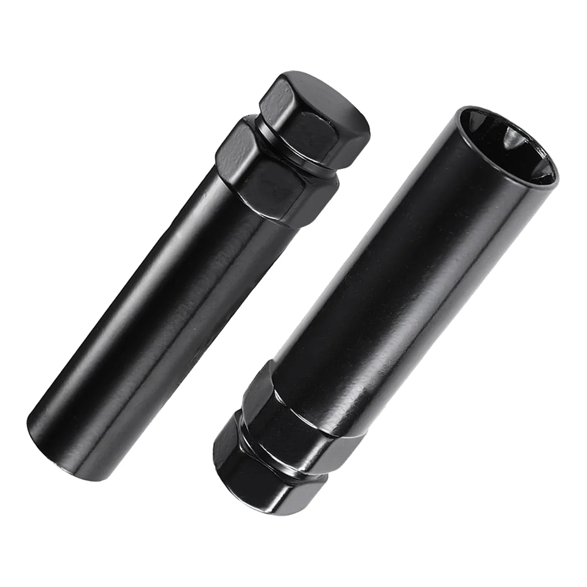 Dual Hex Drive Wheel Lock Substituição Chave Soquete Ferramenta de Remoção Spline Lug Nut Spline Reposição Pcs