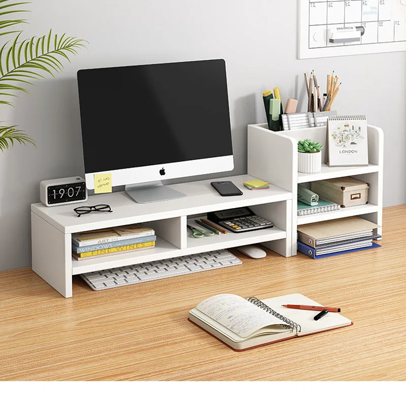 Computer Display Adds Elevated Desktop Storage Rack Desktop Screen Elevating Pad Base Bracket Storage Rack