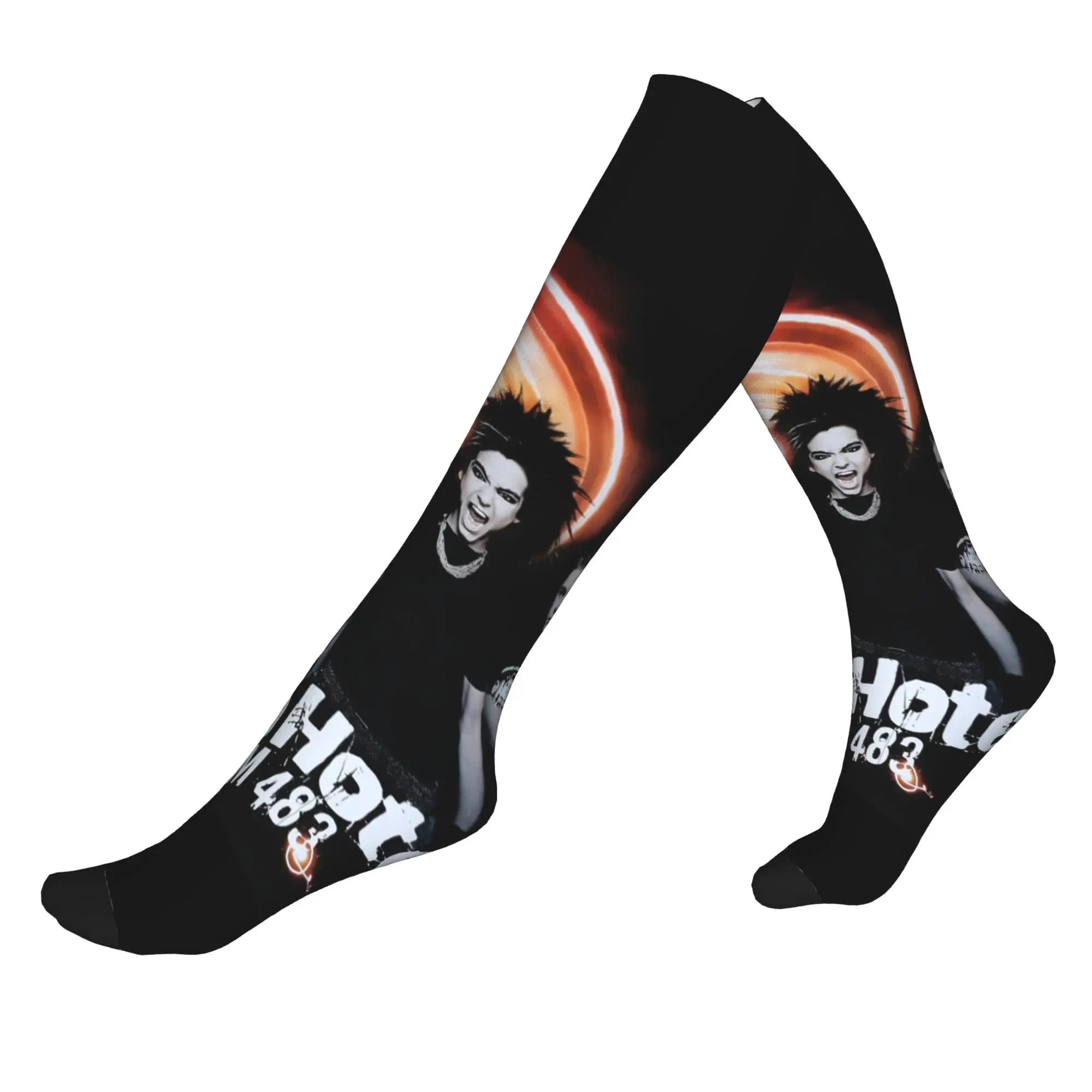 

Heavy Metal Music Rock Tokio Hotels Dress Socks Men's Women's Warm Fashion Novelty Sports Compression Socks