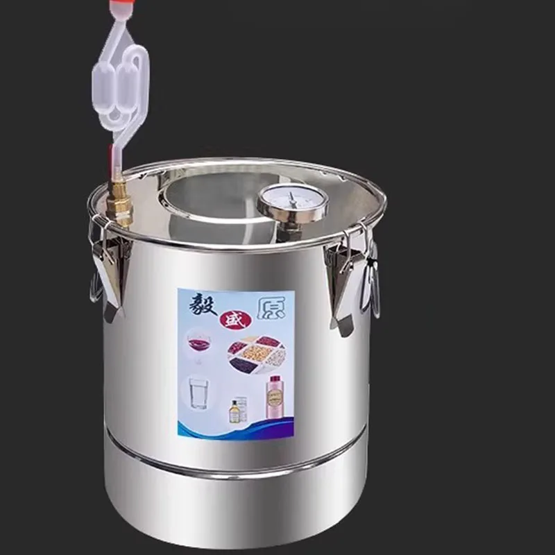 12L Stainless Steel  Alcohol Water Distiller DIY Brew Water Wine Brandy Water Filter Essential Oil Brewing Kit