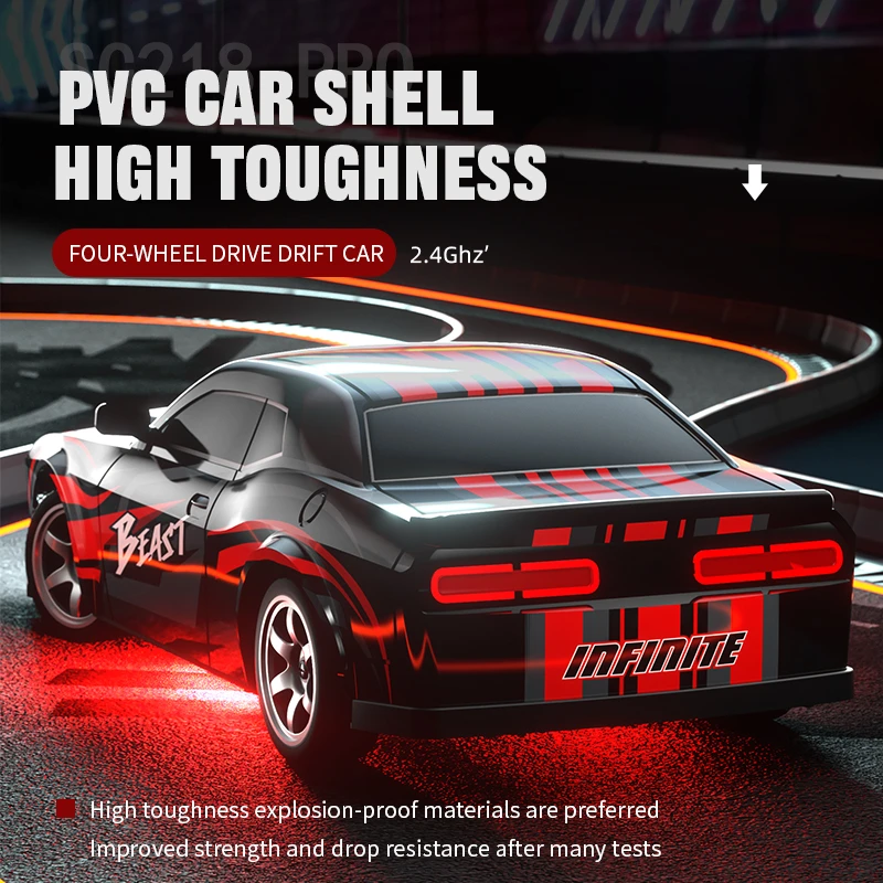 ZLL SG218Pro Car With Remote Control 4WD Wheel Drive 1:16 Traction Car Lightweight Racing Toy Model