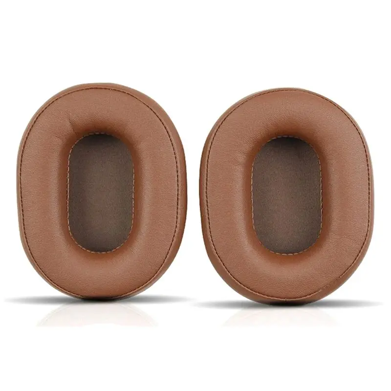 [НОВИНКА A09R!] 1 пара сменных амбушюр из губчатого материала для наушников Panasonic RP-HD605N HD601N HD805N, коричневые.