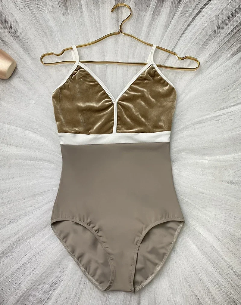บัลเล่ต์ยิมนาสติกเต้นรํา Leotard ผู้หญิง 2024 ใหม่คุณภาพสูงเสื้อผ้าผู้ใหญ่เซ็กซี่เสื้อกั๊กบัลเล่ต์เต้นรํา Coverall