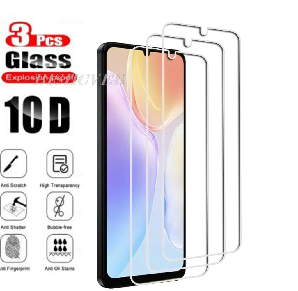 3pcs Tempered Glass For Ulefone Note 20 Pro 6.75" 2024 Ulefone Note20 Pro Screen Protector Tempered Glass Film