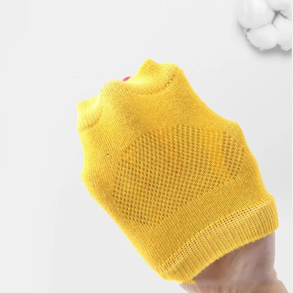 Cute Cotton Blend Knee Pad Anti-slip Anti-fall Crawling Protector Cartoon Kneepad