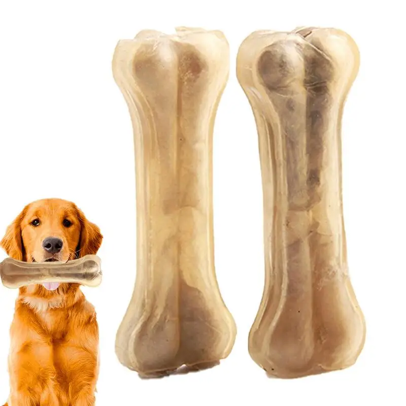 Dog Teething Bone Beef Flavor Puppy Chew Bone Safe And Bite-resistant Large Dog Toys Edible Chew Toys For Medium Dogs Dropship